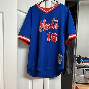 Mets Darryl Strawberry batting practice Jersey